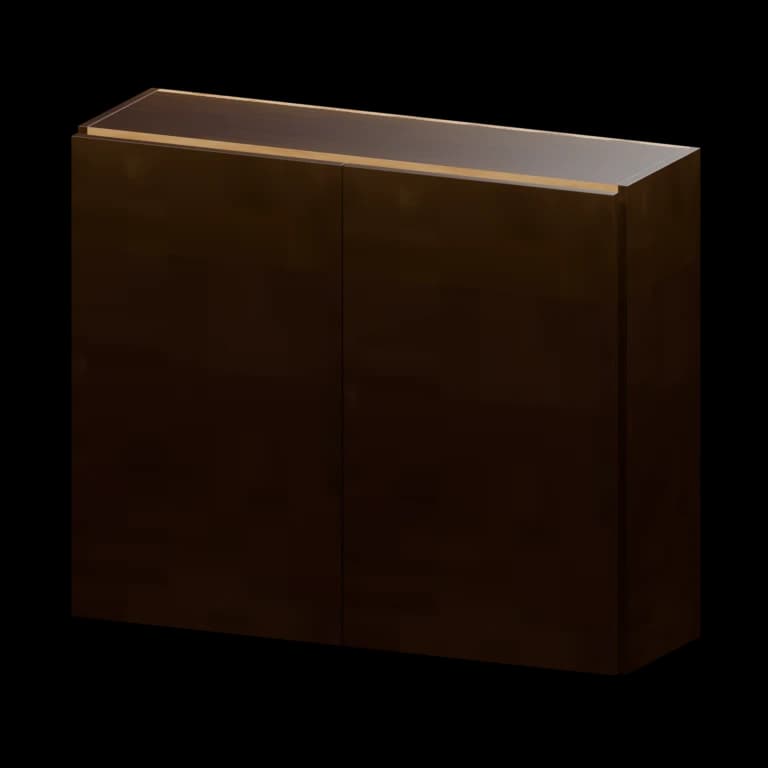 Auburn 36-in Wall Cabinet (W3630) in Dark Chocolate
