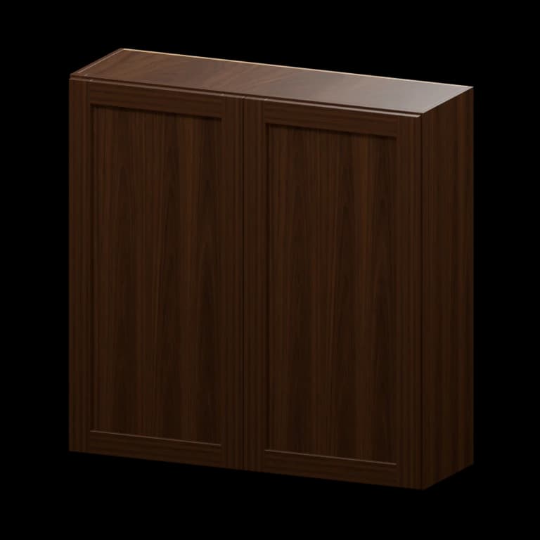 Kingston 36-in Wall Cabinet (W3636) in Espresso