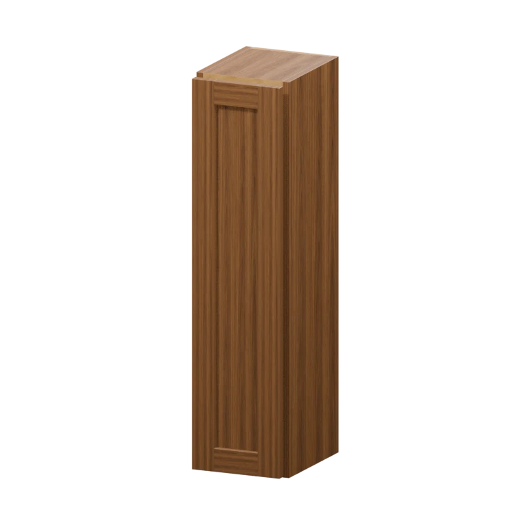 Centerville 9-in Wall Cabinet (W936) in Walnut Shaker