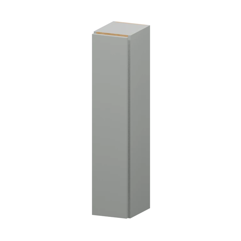 Auburn 9-in Wall Cabinet (W942) in Solid Platinum